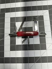 Victorinox Camper Swiss Army Folding Pocket Knife Swiss Army 91MM Red 6903 picture