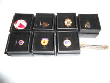 Lot of 8 Vintage Pins Methodist, Political, Civitan, Marksman and more picture