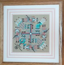 Native American Sand Art By Artist Lee Whirling Log Used In 9 Day Chant  picture