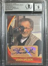 2008 INDIANA JONES TOPPS KOTCS Steven Spielberg AUTOGRAPH AUTO CARD BGS 9 picture