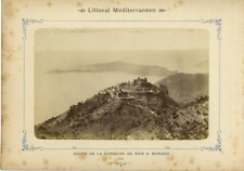 ND, Mediterranean Coast, Corniche Route from Nice to Monaco. Vintage Eze  picture