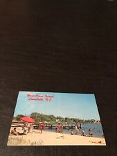 THE BATHING BEACH AT WEST POINT ISLAND - LAVALLETTE  - N.J. - UNPOSTED POSTCARD picture