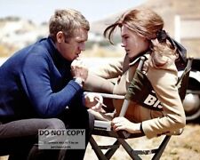 STEVE McQUEEN AND JACQUELINE BISSET ON THE SET OF 