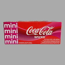 Brand New Limited Edition Coca-Cola Spiced Mini Cans, 7.5 Ounce (Pack of 10) picture