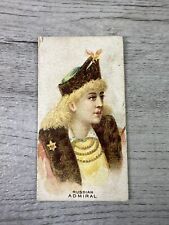 1890's N388 Admiral Cigarettes NATIONAL TYPES (THICK-Bien Litho) -Russian picture