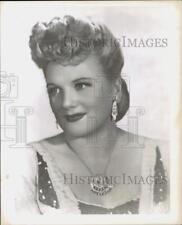 1950 Press Photo Singer Marjorie Lawrence - pip30275 picture