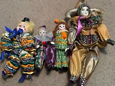 Lot Of Four Vintage Decorative Clowns picture