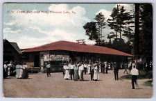Postcard 1911 PA Lake Exposition Park People View Conneaut Lake Pennsylvania picture