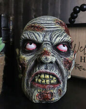 Zombie Decaying Flesh Statue Skull Halloween Decor Figurine picture