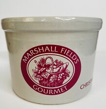 VTG MARSHALL FIELDS GOURMET CHRISTMAS 1984 STONEWARE CHEESE CROCK*NO LID picture