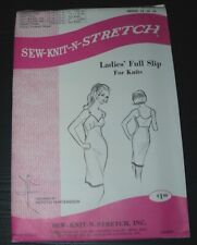 Sew Knit n Stretch Pattern #237 Ladies' Full Slip for Knits 14-16-18 Unopened picture