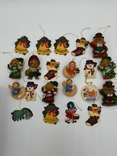 Lot of 21 Vintage Christmas Ornaments Blow Mold Humpty Dumpty Eeyore Kitsch MCM picture
