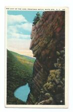 Franconia Notch White Mountains NH Postcard Lady of the Lake c1920s picture