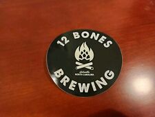 12 BONES BREWING Brewery Asheville, NC Sticker picture