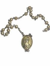 Vatican Libary Collection Mary Sacred Heart Gold Tone Pendant  picture