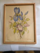 Antique Flower Print Approximately 7.5