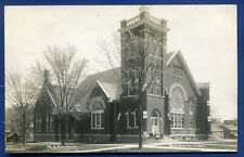 Baldwin Kansas ks M E Church Real Photo Postcard picture