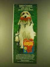 1980 Gaines-Burgers Dog Food Ad - All the Nutrition picture