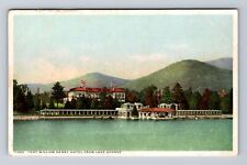 Lake George NY-New York, Fort William Henry Hotel, Advertising Vintage Postcard picture
