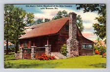 Branson, MO-Missouri, Old Matt's Cabin, Antique c1950, Vintage Souvenir Postcard picture