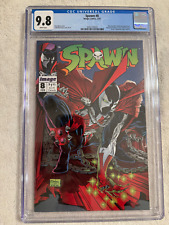 Spawn #8 - CGC 9.8 - White Pages - Image Comics 1993 picture