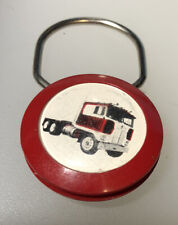 Vintage Kenworth Truck Tractor Trailer Semi Trucking Trucker Driver Keychain B picture
