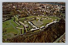 Quebec QC-Quebec Canada, Aerial View Of La Citadelle, Vintage Postcard picture