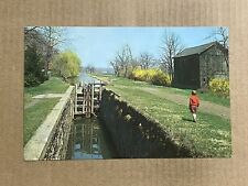 Postcard Uhlerstown PA Pennsylvania Delaware Canal Lock Vintage PC picture