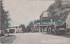 Monroeton PA - JUNCTION OF ROUTE 411 & 220 - Postcard Roadside nr Towanda picture