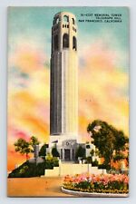 Postcard California San Francisco CA Coit Tower 1949 Posted Linen picture