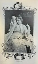 1898 Vintage Magazine Illustration Actress Katherine Grey picture