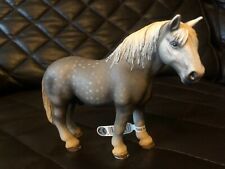 Schleich PERCHERON STALLION Horse Animal Figure Retired 13623 Rare NEW WITH TAG picture