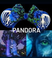 Disney Handmade Pandora Avatar Inspired Minnie Mouse Ears picture