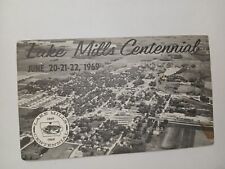 Antique 1869 to 1969 RPPC Lake Mills Centennial Iowa picture