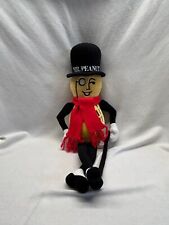 Vintage 1991 MR. PEANUT Plush Stuffed Promo Doll Red Scarf Cane 26