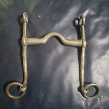 Vintage Military Curb Horse Bit  S.W.CO. N.Y Unusual Tapered Shank NEXTOSTEEL picture