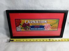 CARNATION Brand, Malaga Grapes, Fresno, framed picture