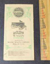 1904 MOLINE WAGON Co. John Deere Advertising Brochure St. Louis Worlds Fair picture