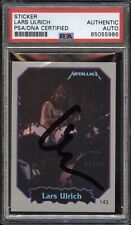 1997 Ultra Figus Lars Ulrich Sticker Auto PSA/DNA Authenticated picture