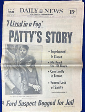 Patty Hearst Story + Affidavit + Photos Wanted FBI SLA 1975 NY Daily News picture