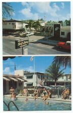 Hollywood Beach FL Clark's Surf 'N Spray Resort Apartments Postcard Florida picture