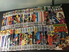 King Conan the King 1-55 Set Complete Newsstand Run  VF Lot $OneStopShop picture