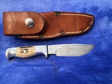 Vintage Stagg Ruana Bowie Knife w/Ruana Leather Sheath - 3.5