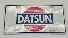 VINTAGE DATSUN LICENSE PLATE EMBOSSED METAL NOS  210 240 510 310 620 B210 260z picture