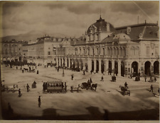 G.J. France, Nice, Place Masséna and Casino Municipal vintage albumen prin picture