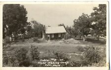 Cabin #5, Nick's Fishing Camp, Camdenton, Mo. Missouri Real Photo Postcard picture