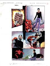 1996 Vintage original Daredevil 357 page 17 Marvel Comics color guide art:1990's picture