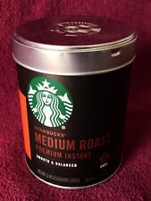 Starbucks Medium Roast Premium Instant Collectible Empty Tin Can picture