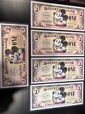 Uncirculated Disney Dollars from 2008 picture