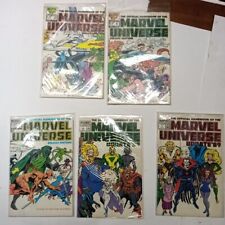 Official Handbook of the Marvel Universe Update & Deluxe 8,12,3,3,& 5-Five Copys picture